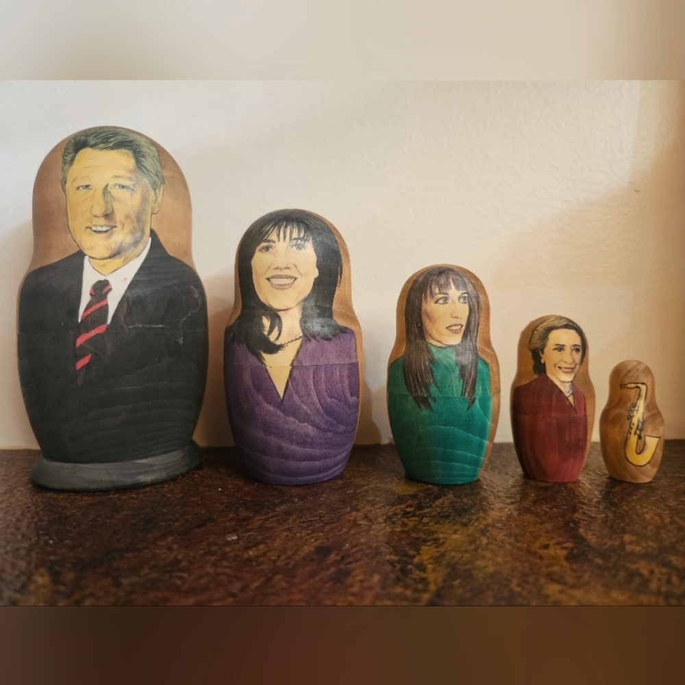 Political humor nesting dolls